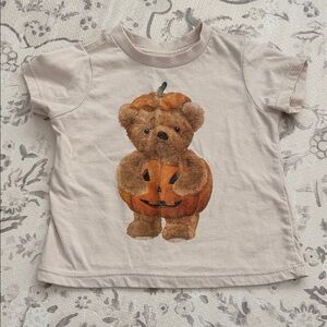 Cute Bear Pumpkin Graphic Tee